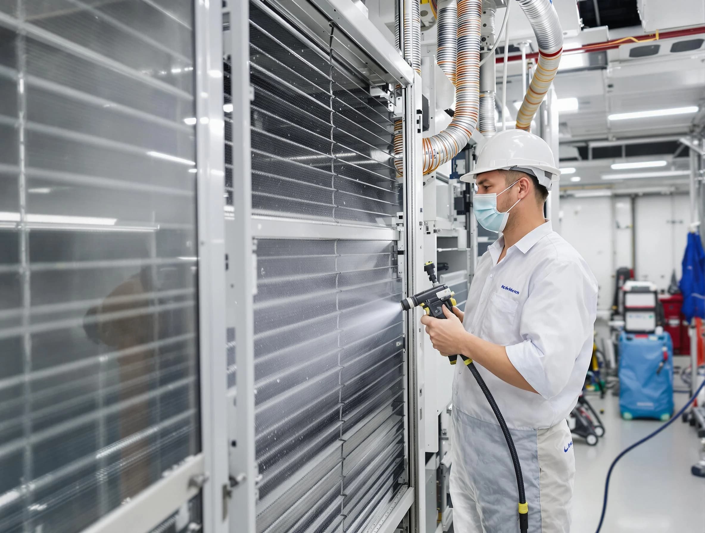 Professional AC coil cleaning by Lakeside Air Duct Cleaning in Lakeside