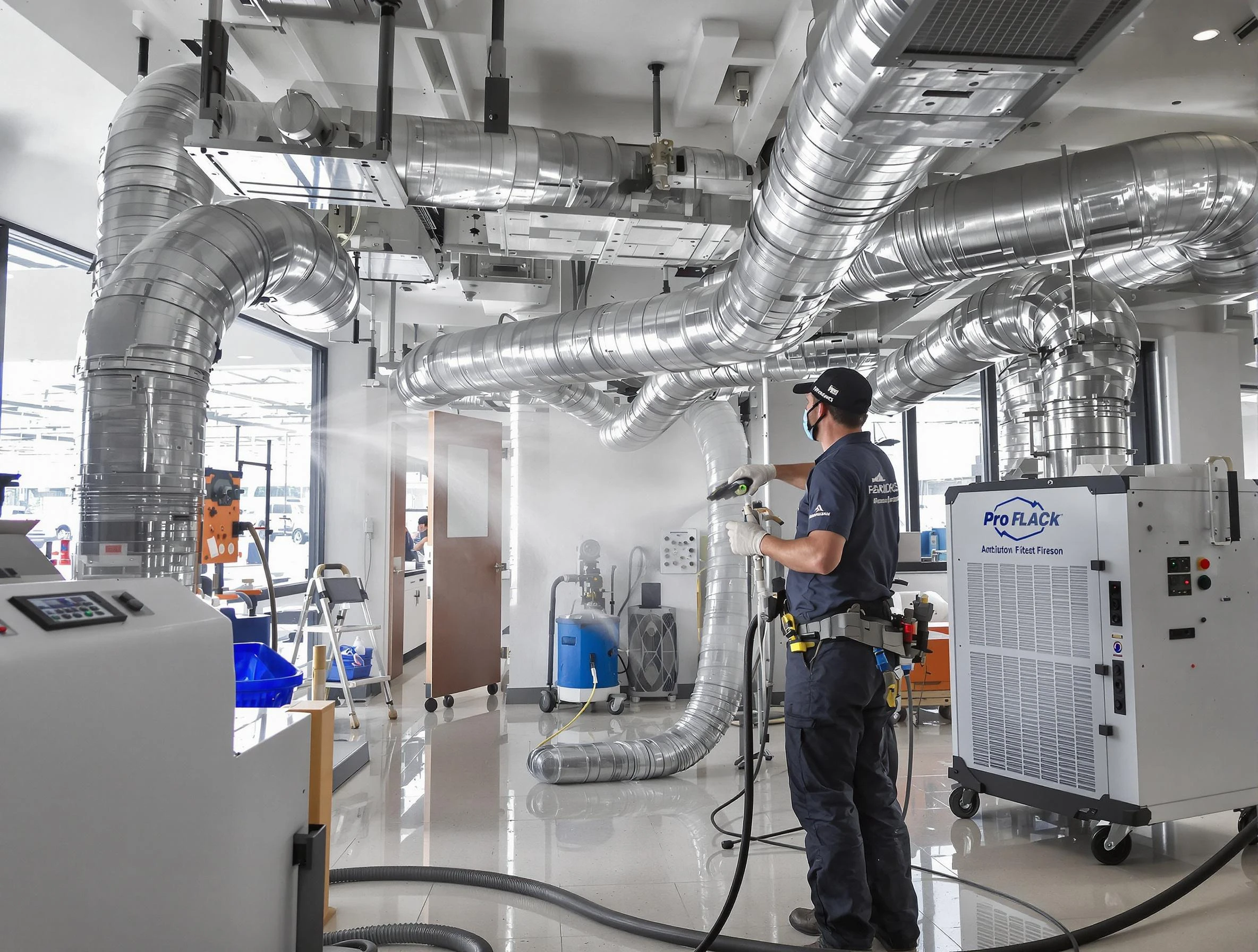 Negative Pressure Air Duct Cleaning in Lakeside