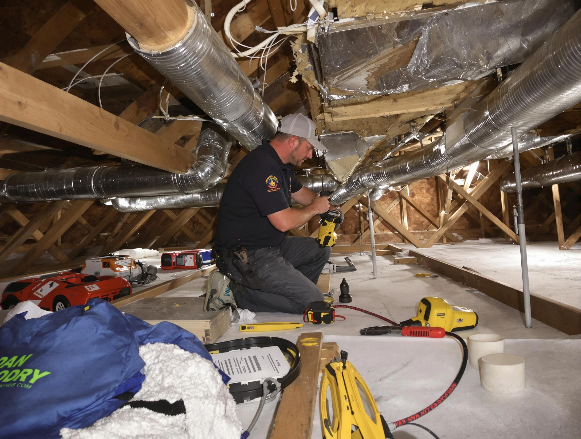 Professional air duct repair by Lakeside Air Duct Cleaning in Lakeside