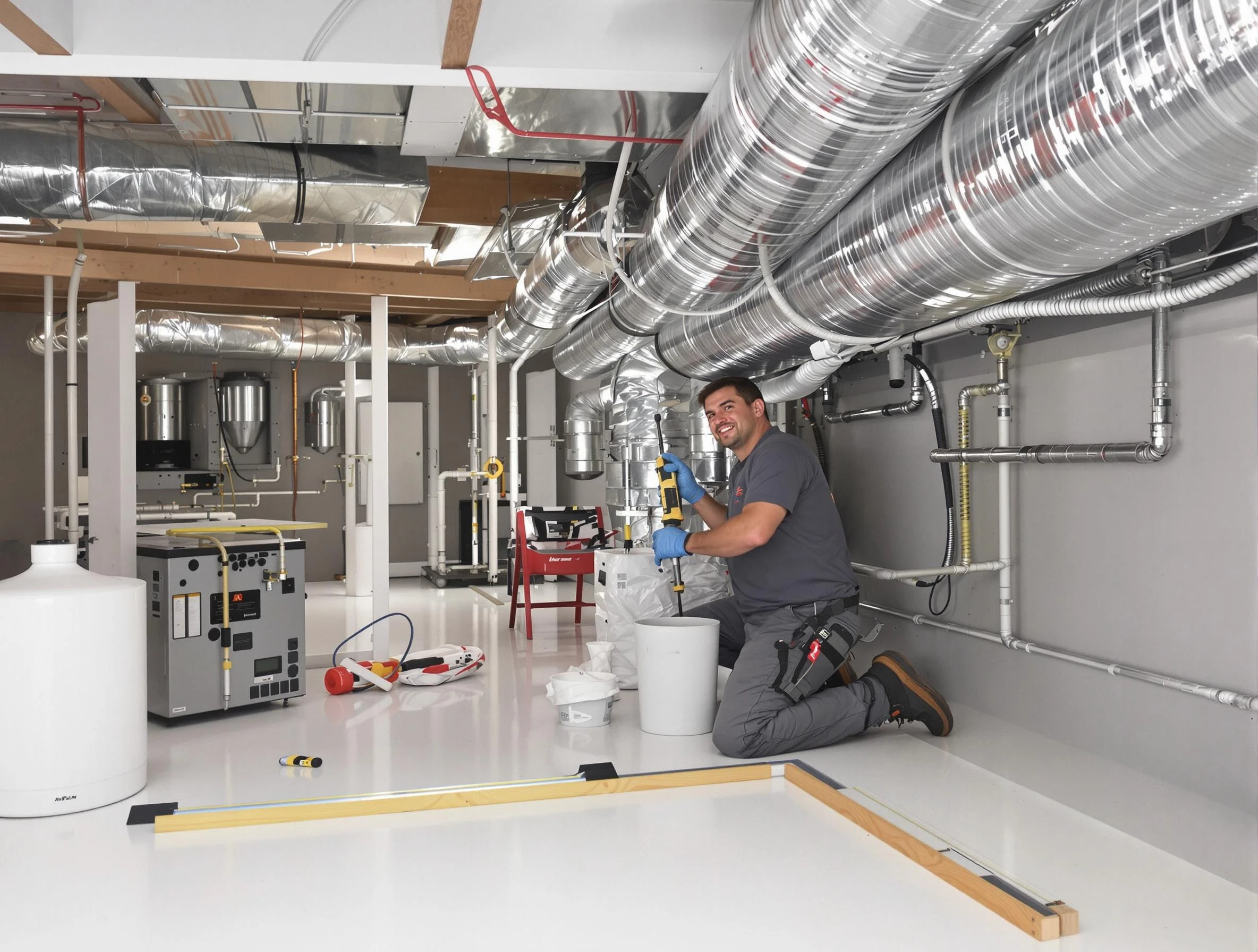 Professional duct sealing service by Lakeside Air Duct Cleaning in Lakeside