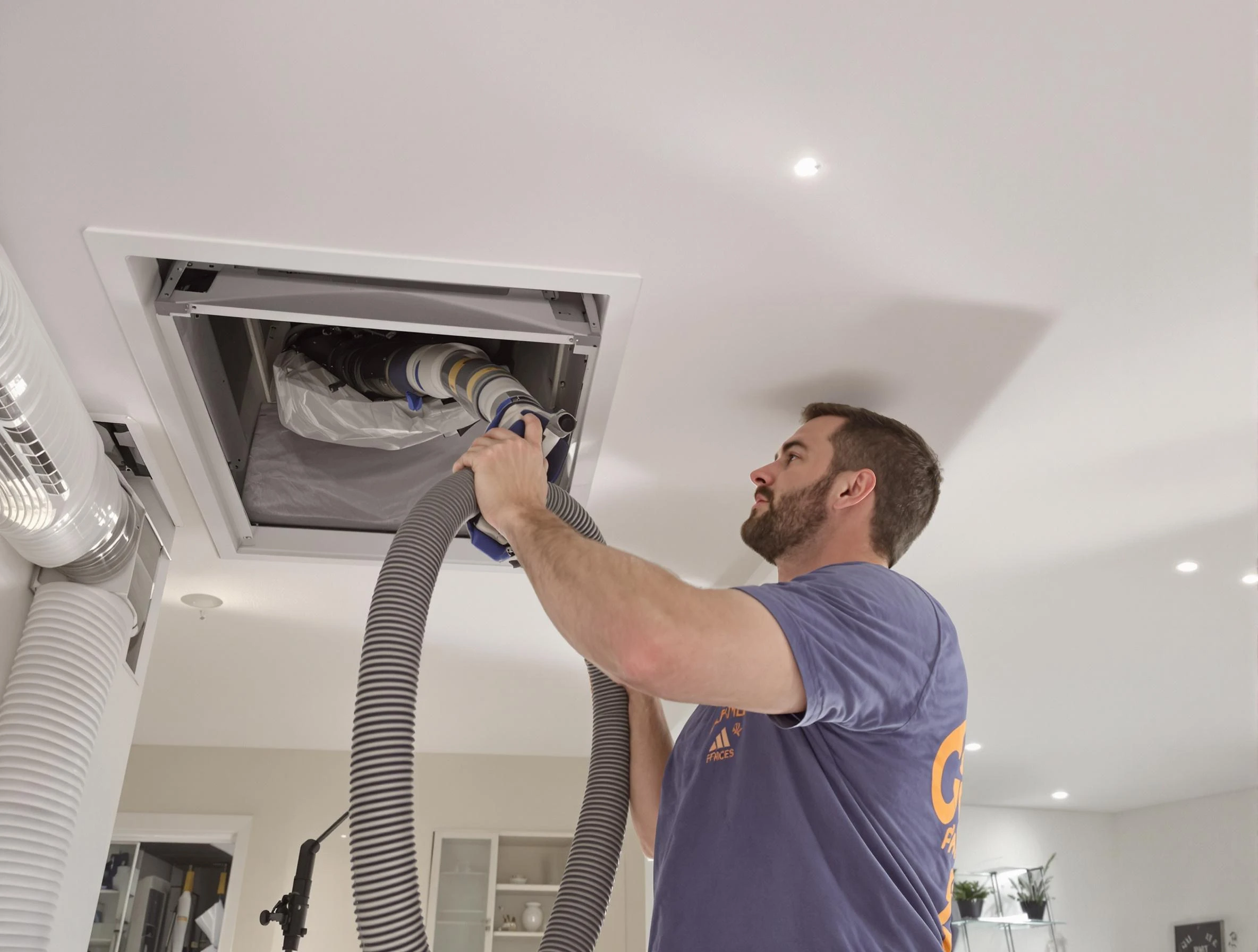 Precision indoor duct cleaning by Lakeside Air Duct Cleaning in Lakeside